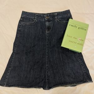 Calvin Klein Jean Skirt in Size 10